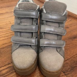 Steve Madden wedge suede sneaker